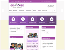 Tablet Screenshot of genohouse.com